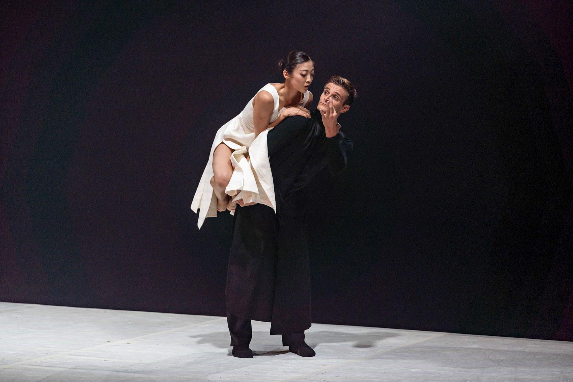 Nanerl Mozart jumps on her father, begging for a little freedom