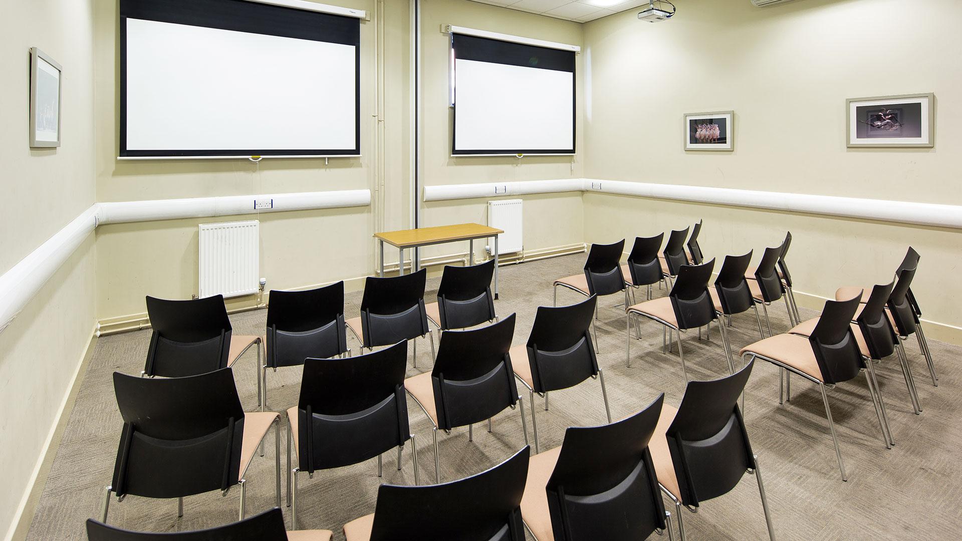 Meeting room with theatre-style seating