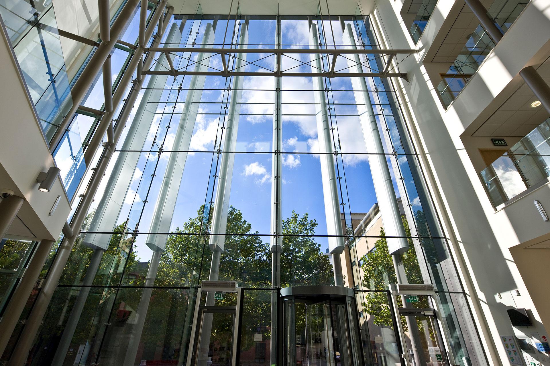 Building front windows