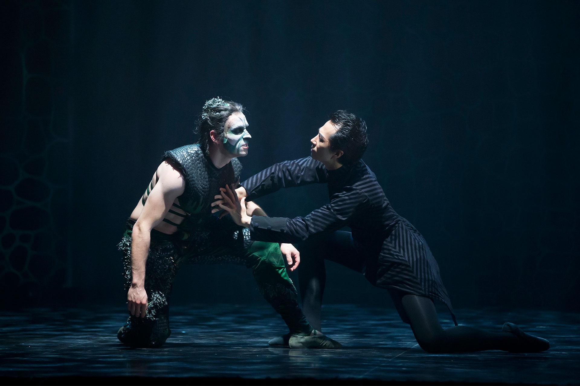 The butler encourages Beast to find the love in his heart