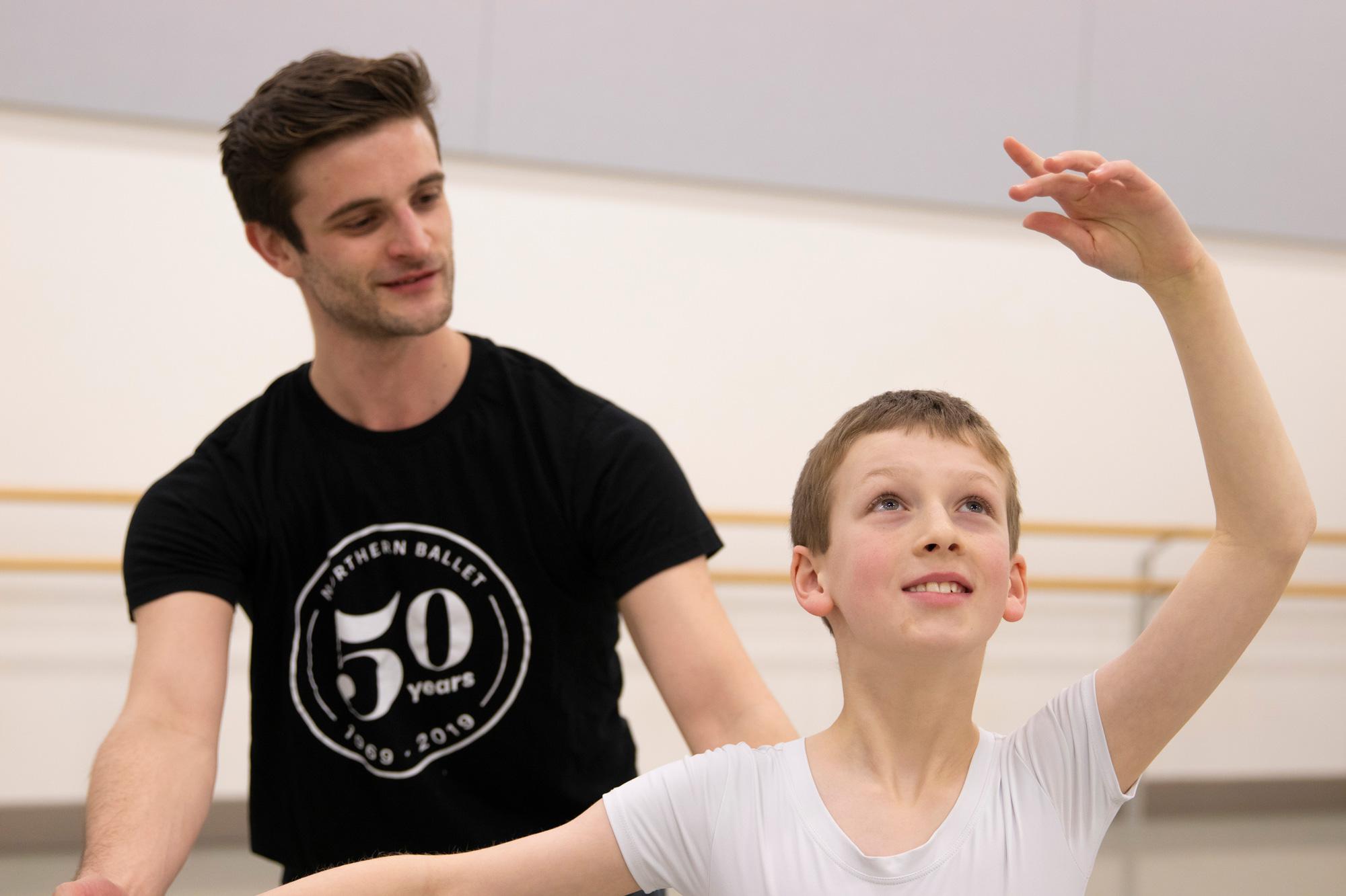 Nicola Gervasi with CAT Student, photo Emily Nuttall